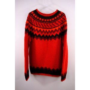 Icelandic Wool Red Sweater SZ XL